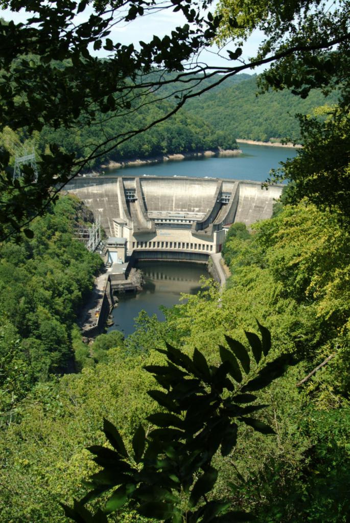 barrage EDF du Chastang - Servières le Château